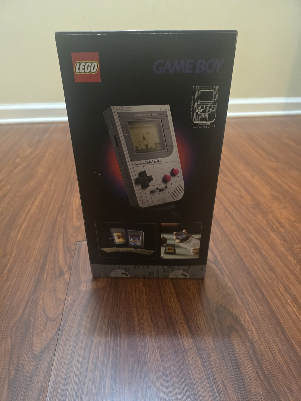 LEGO Game Boy Model in Black, Gray and Red Accent